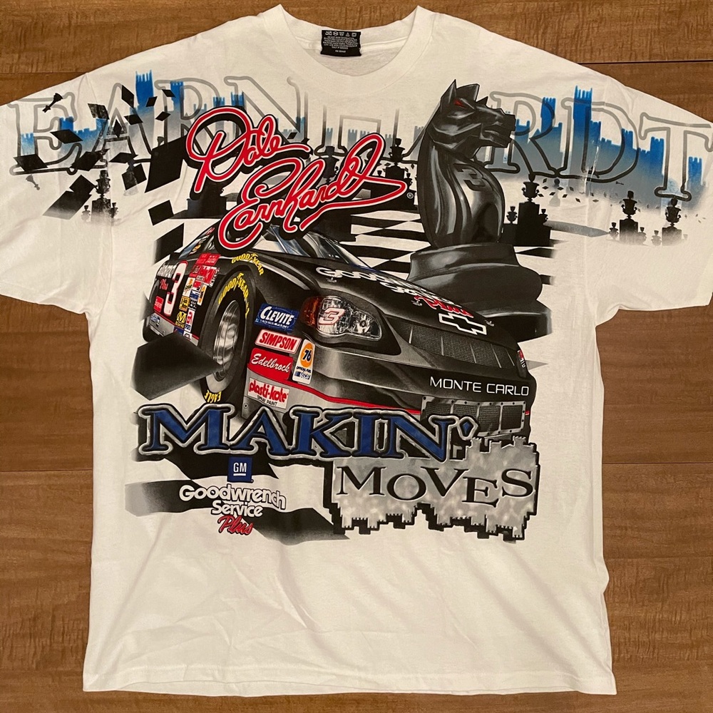 RARE VINTAGE NASCAR #3 DALE EARNHARDT 90s T-SHIRT